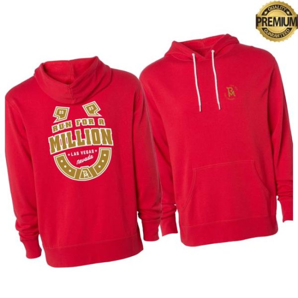 The Run For A Million Store Merch Trfam Lucky Horseshoe Red Hoodie