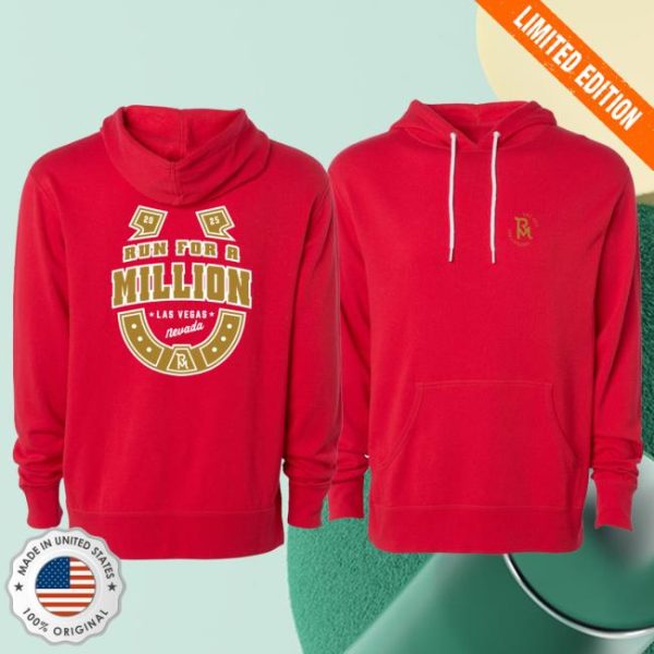 The Run For A Million Store Merch Trfam Lucky Horseshoe Red Hoodie