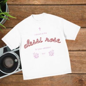 Alessi Rose Music Store Merch I Sinned Tee