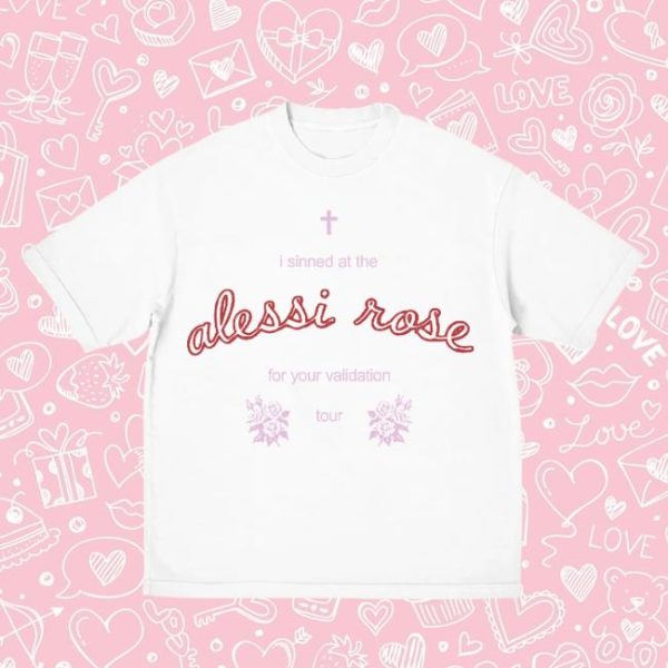 Alessi Rose Music Store Merch I Sinned Tee