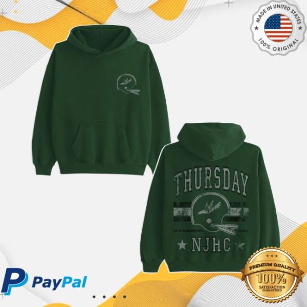 Thursday Merch Store New York Sack Exchange Hoodie