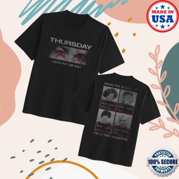 Thursday Merch Store Cross Out The Eyes Tee