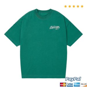 Big Wedge Golf Merch Store Shop Bw Script T-Shirt Green