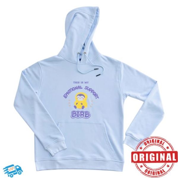 Finch Merch Shop This Is My Emotional Support Birb Finch Hoodie