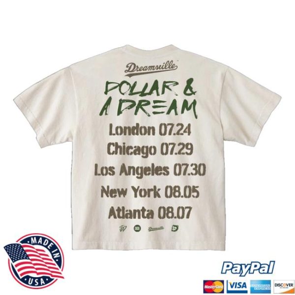 Jid World Merch Store Shop Gdlu X Dreamville Dollar A Dream Tee
