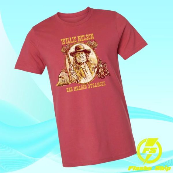 Willie Nelson Merch Store Willie Nelson Red Headed Stranger T-Shirt