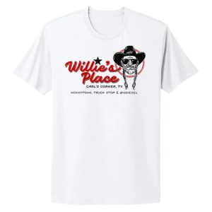 Willie Nelson Merch Store Willie’s Place T-Shirt