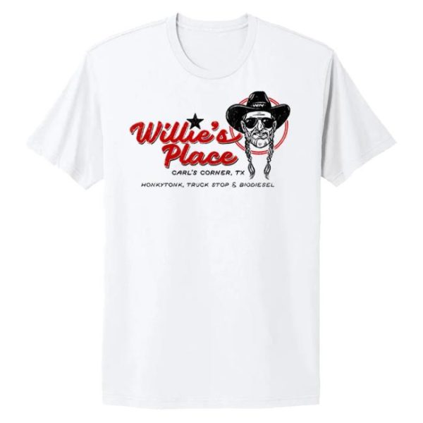 Willie Nelson Merch Store Willie’s Place T-Shirt
