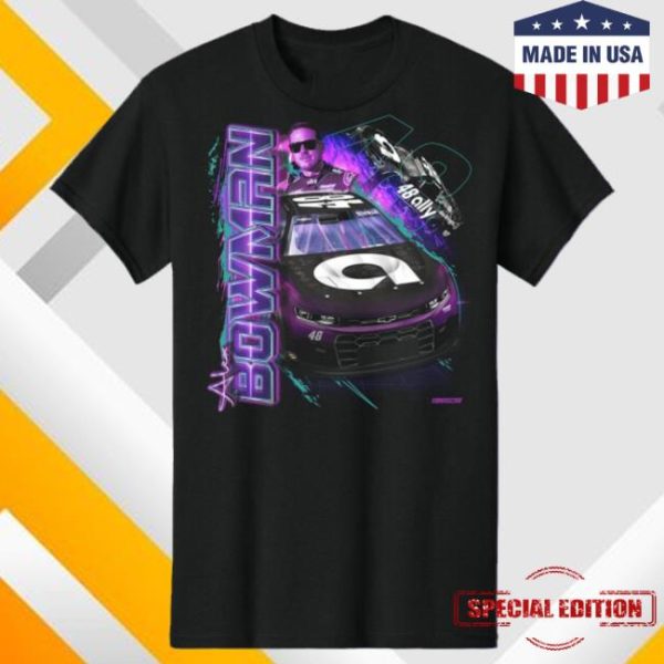 Hendrick Motorsports Store Merch Alex Bowman #48 Ally Flash T-Shirt