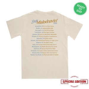 Roughhouse Shop Store Merch Still Misbehavin ’89 Tour Shirt