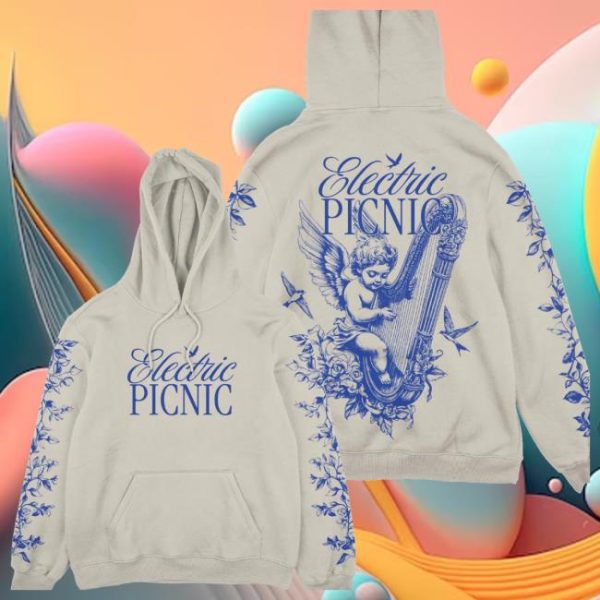 Electric Picnic Store Merch Cherub Harp Hoodie
