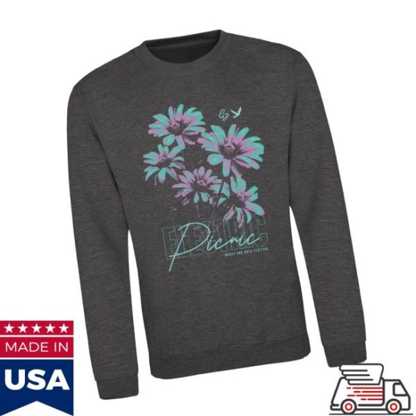 Electric Picnic Store Merch Electric Flowers Sweatshirt