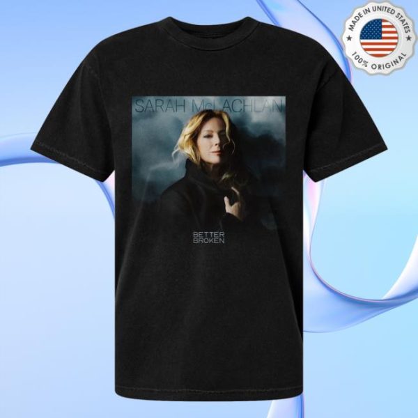 Concord Records Merch Store Sarah Mclachlan Better Broken Album T-Shirt