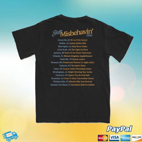 Rough House Shop Store Merch Still Misbehavin ’89 Tour Tee