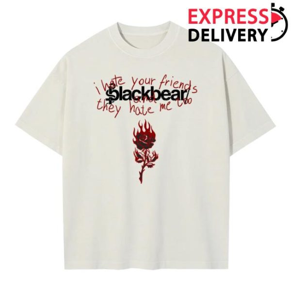 Beartrap Store Merch Burning Rose Tee