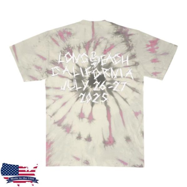 Beartrap Store Merch Death Metal Pink Dyed Tee