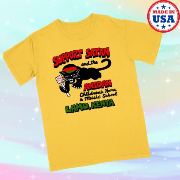 Hello Merch Store King Khan Support Satan Yellow T-Shirt