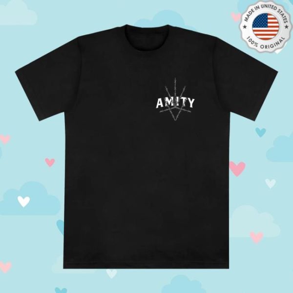 The Amity Affliction Store Merch Barbed Wire Black T-Shirt