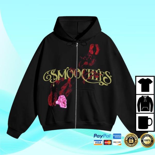 Ashnikko Store Merch Smoochies Zip Hoodie