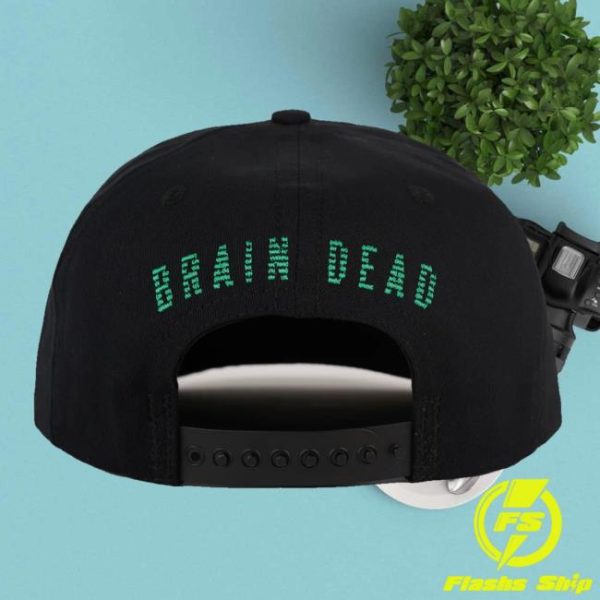 Brain Dead Merch Store Shop Brain Dead X Aliens 6 Panel Hat Black