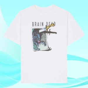 Brain Dead Merch Store Shop Brain Dead X Aliens Target Practice T-Shirt White