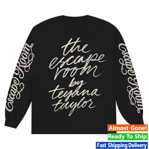 Teyana Taylor Merch Store Script Longsleeve In Black