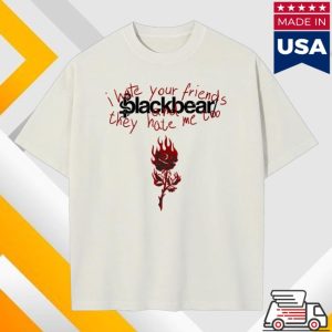 Beartrap Merch Store Shop Burning Rose Tee