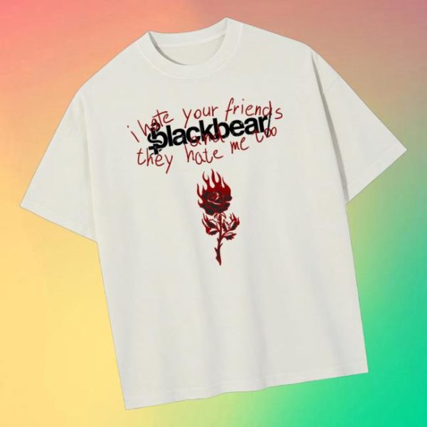 Beartrap Merch Store Shop Burning Rose Tee