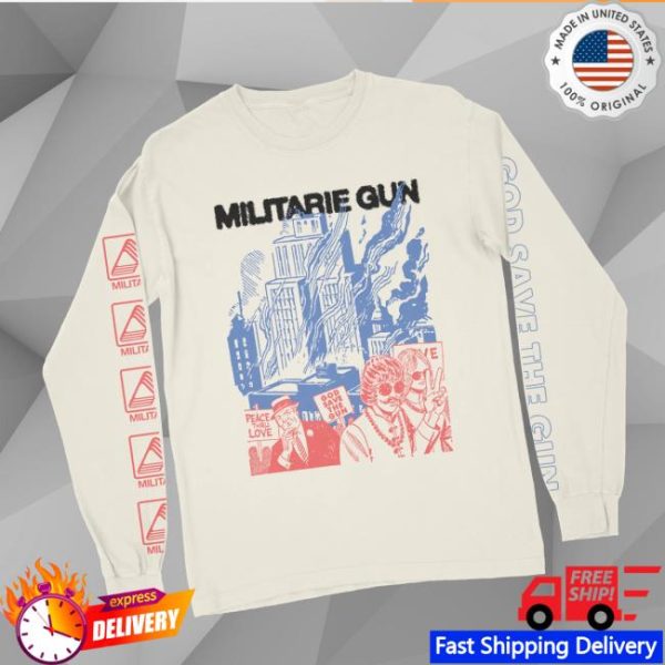 Loma Vista Recordings Store Merch Militarie Gun God Save The Gun Long Sleeve