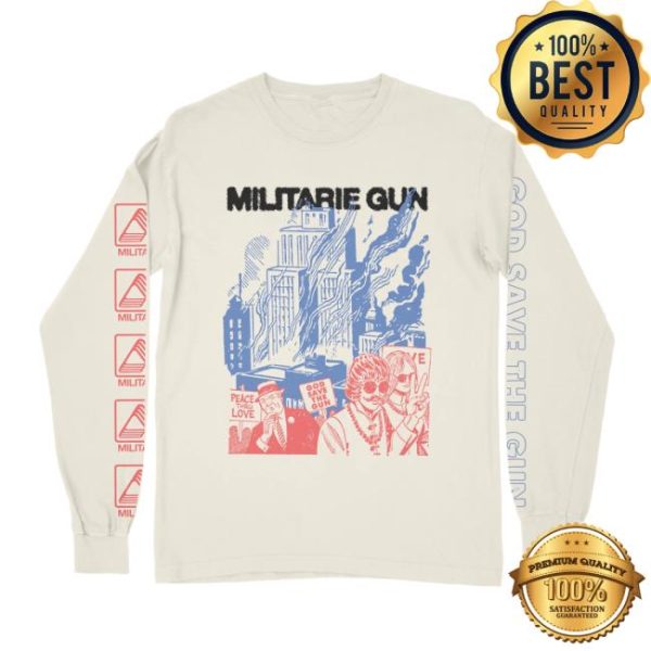 Loma Vista Recordings Store Merch Militarie Gun God Save The Gun Long Sleeve