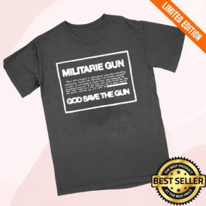 Loma Vista Recordings Store Merch Militarie Gun God Save The Gun T-Shirt