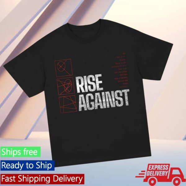 Loma Vista Recordings Store Merch Rise Against Ricochet Album T-Shirt