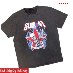 Atc Music Merch Store Sum 41 Stonewash T-Shirt