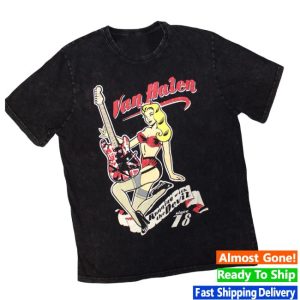 Atc Music Merch Store Van Halen Stone Wash T-Shirt