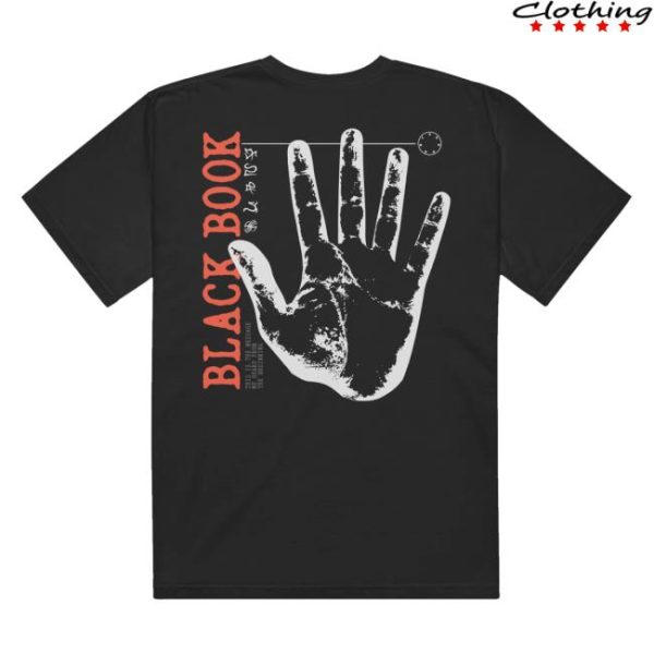 Black Book Records Merch Store Traditional Fit Handprint Tee