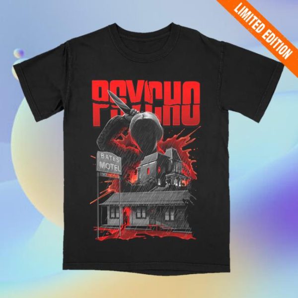 Terror Threads Merch Store Shop Psycho We All Go A Little Mad Sometimes T-Shirt