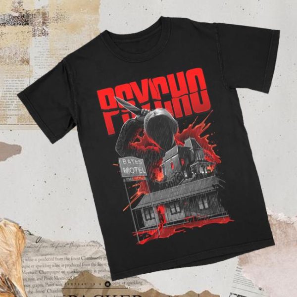 Terror Threads Merch Store Shop Psycho We All Go A Little Mad Sometimes T-Shirt