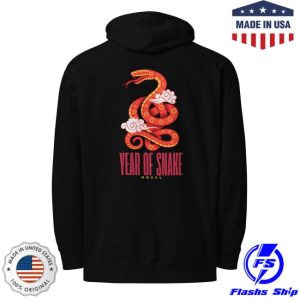 Hanzdriven Store Merch Year Of Snake Black Hoodie