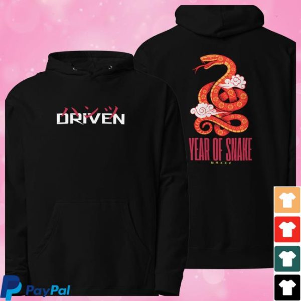 Hanzdriven Store Merch Year Of Snake Black Hoodie