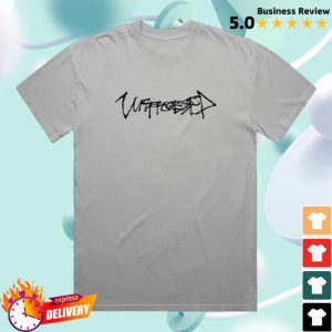 Unprocessed Merch Store Shop Angel Bat Tee Faded Storm