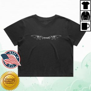 Unprocessed Merch Store Shop Angel Crop Tee Faded Black