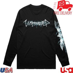Unprocessed Merch Store Shop Angel Skull Longsleeve Black