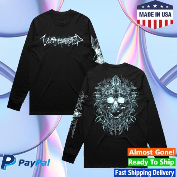Unprocessed Merch Store Shop Angel Skull Longsleeve Black
