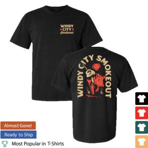 Windy City Smokeout Merch Store Shop Black Pig Tee