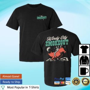 Windy City Smokeout Merch Store Shop Black Rodeo Pig Tee