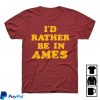 kenny charlie hustle store merch id rather be in ames iowa tee