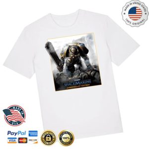 Warhammer Store Merch Space Marine Anniversary Edition Titus T Shirt