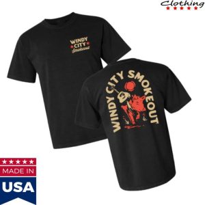 Windy City Smokeout Store Merch Black Pig Tee