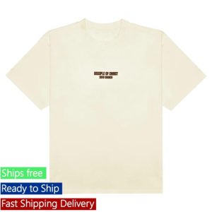 2819 Store Merch Disciple Of Christ Cream Brown Tee