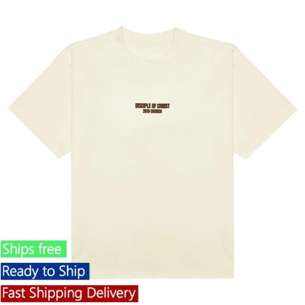 2819 Store Merch Disciple Of Christ Cream Brown Tee